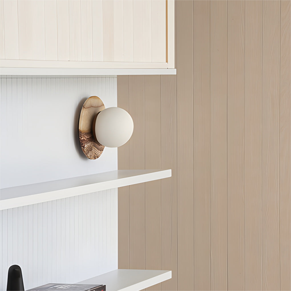 Tiveto Onyx Krema Wall Lamp