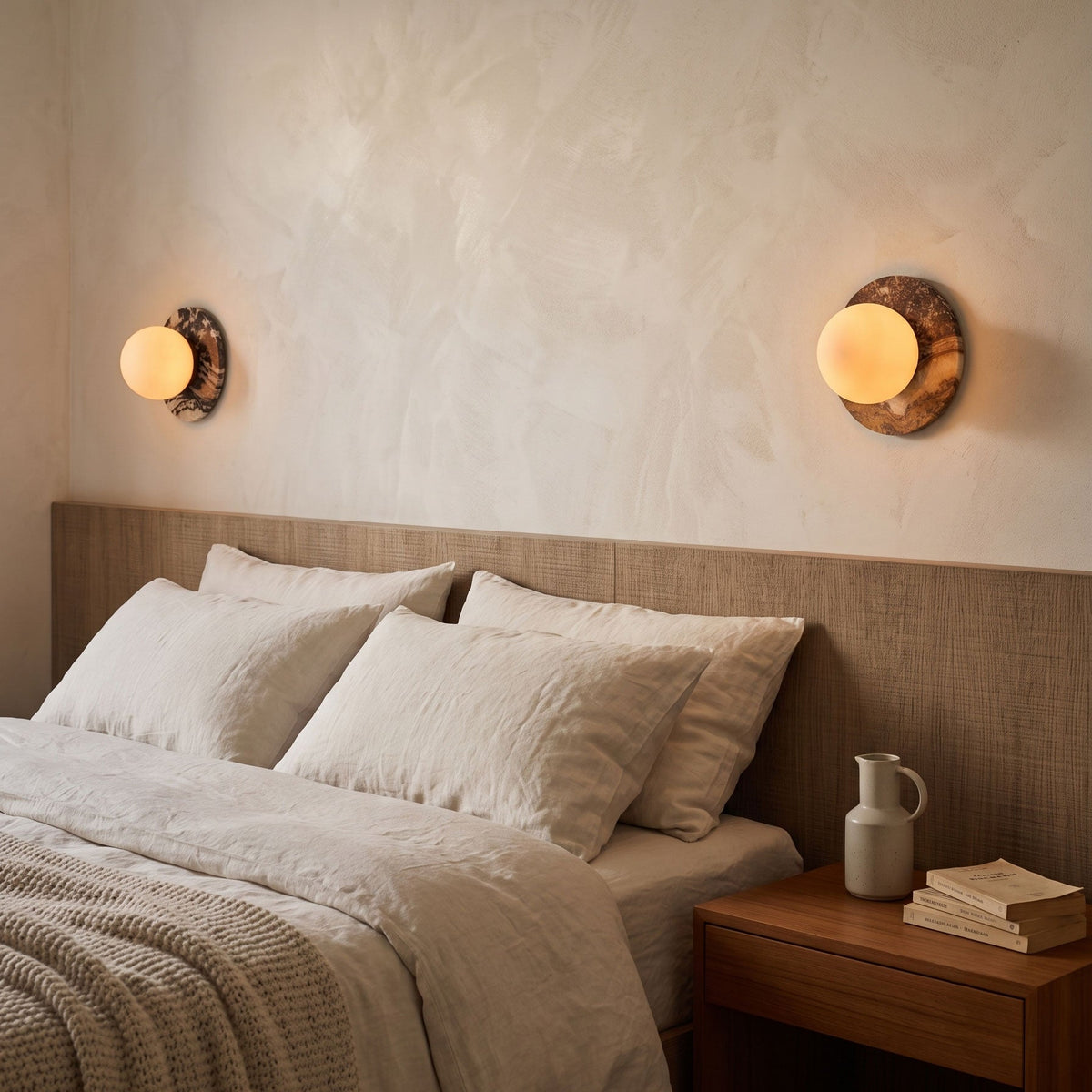 Tiveto Onyx Krema Wall Lamp