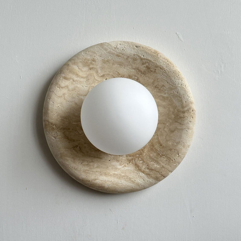 Gelso Marble Travertine Sconce