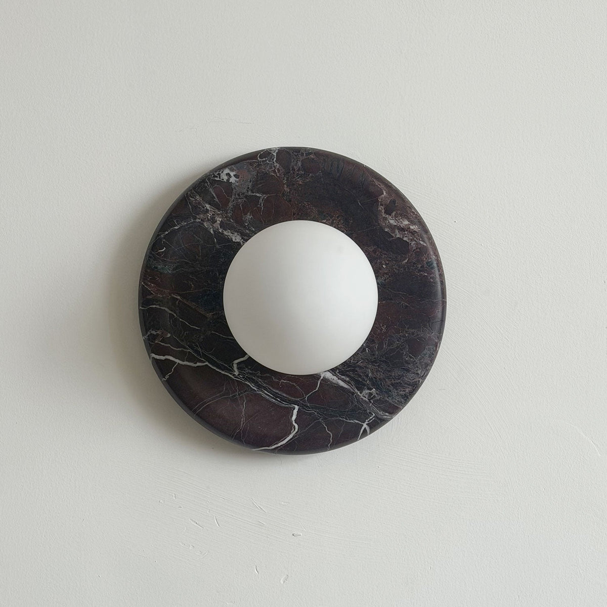 Gelso Deep Purple Red Marble Sconce