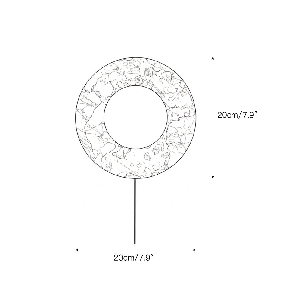 Gelso Marble Red Plug-in Sconce