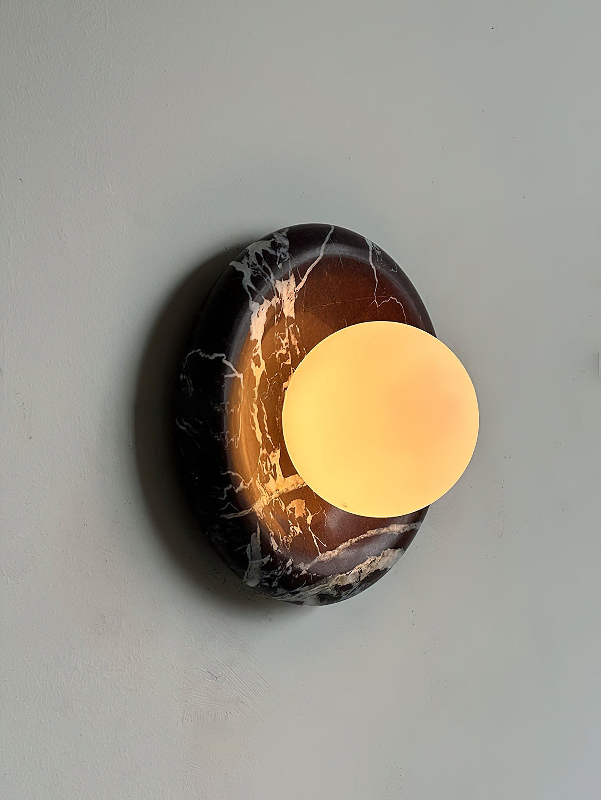 Gelso Deep Purple Red Marble Sconce