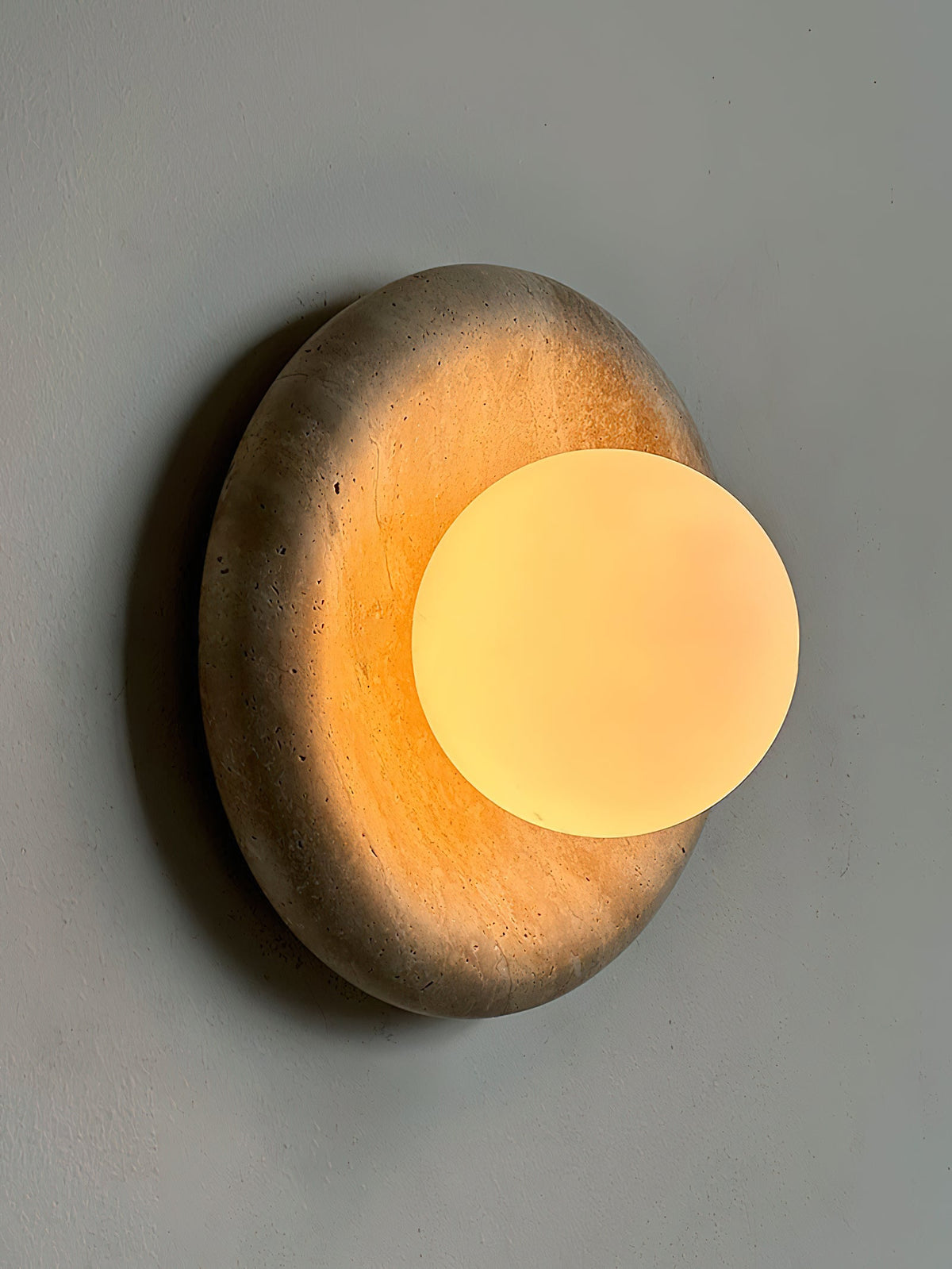 Gelso Marble Travertine Sconce
