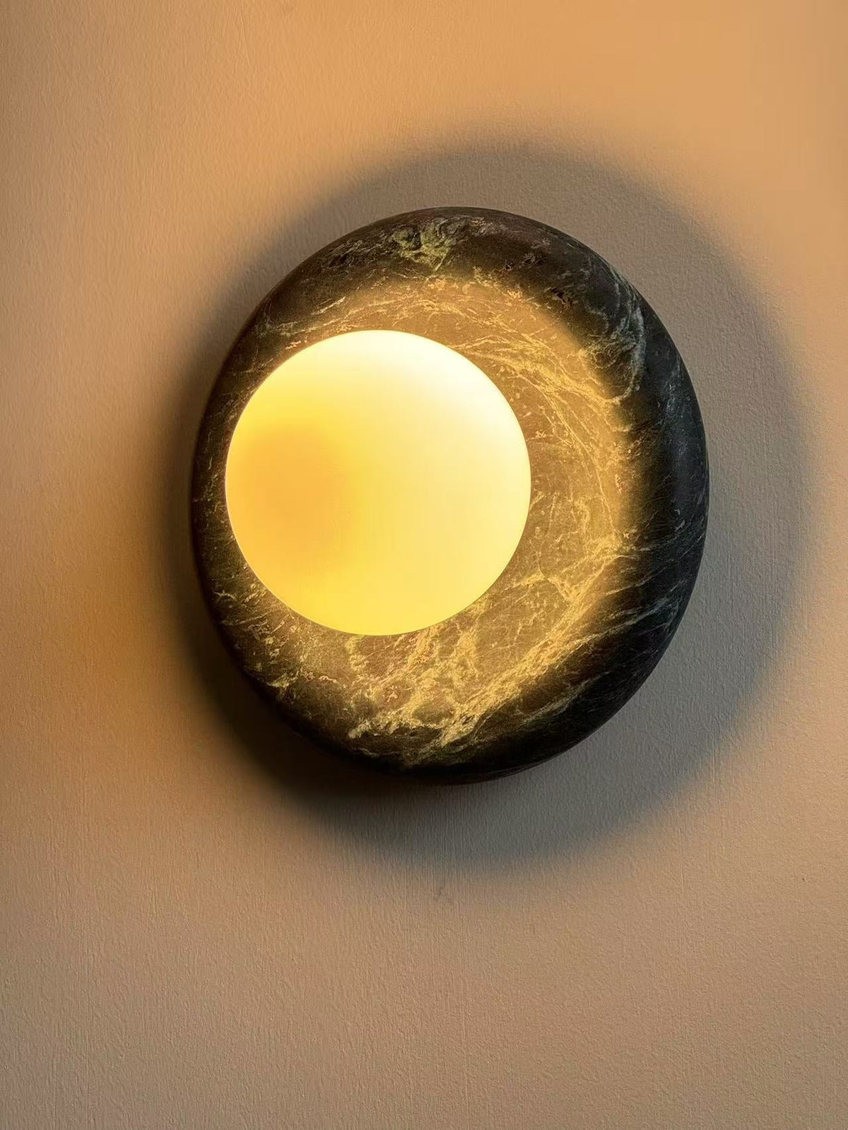 Gelso Dark Green Marble Sconce