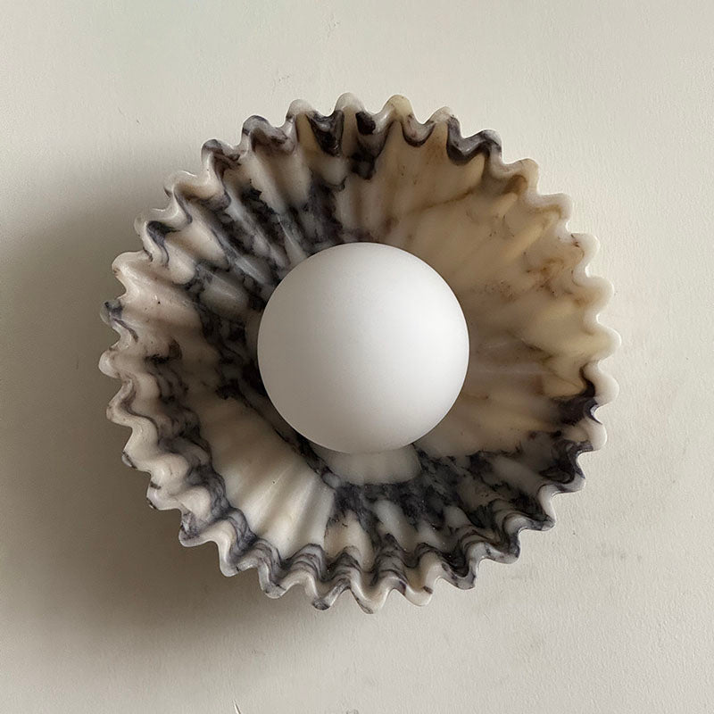Erice Small Marble Sconce