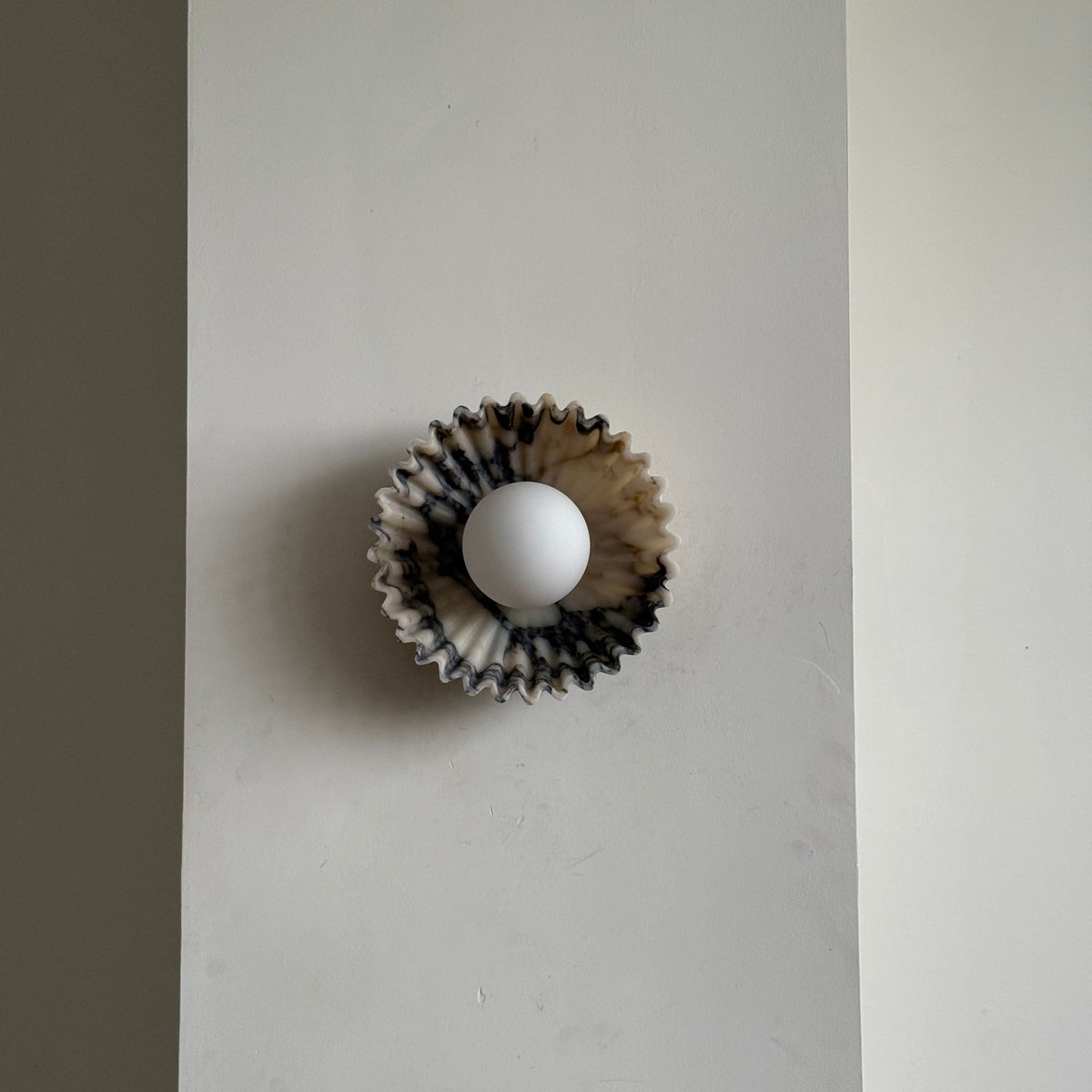 Erice Small Marble Sconce