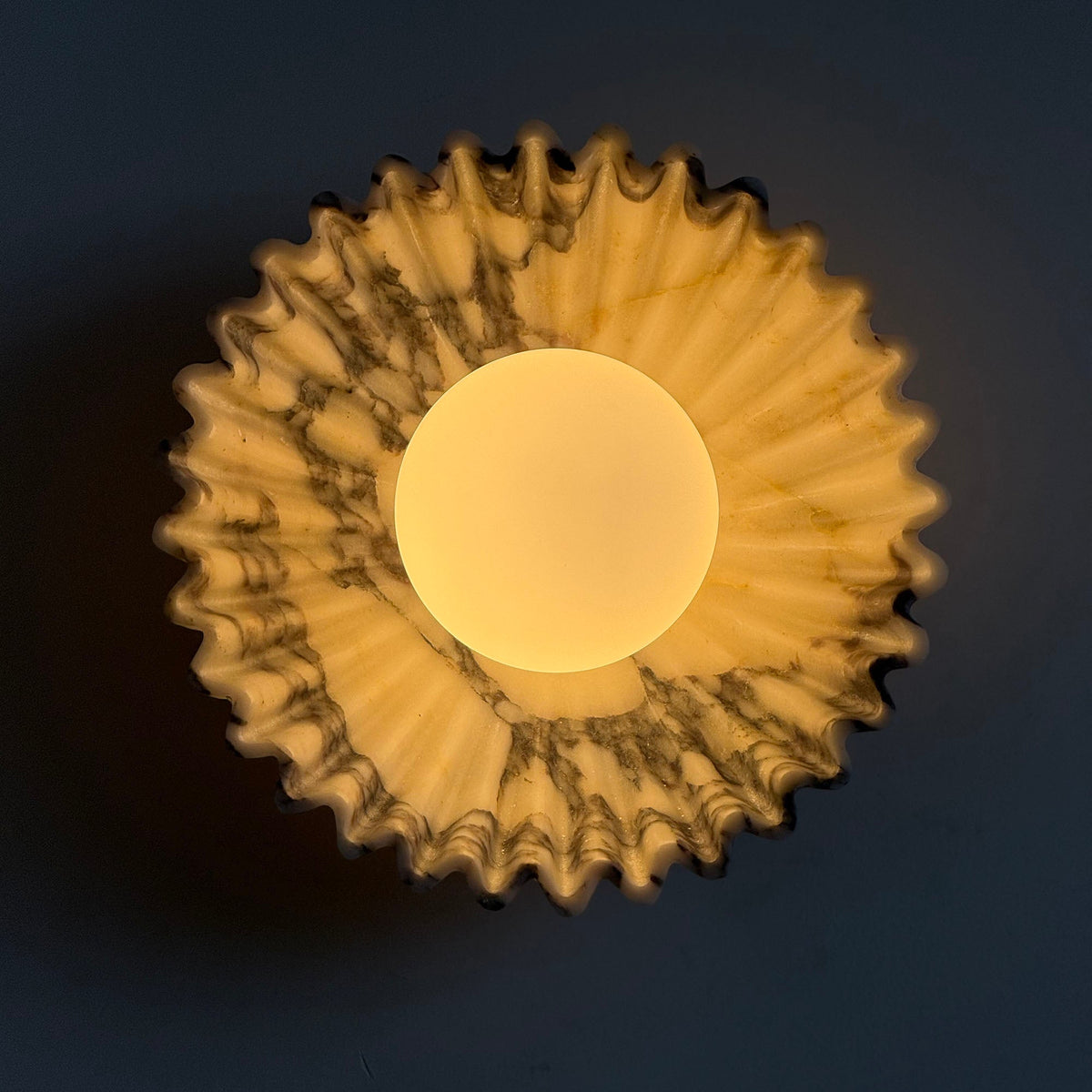 Erice Small Marble Sconce