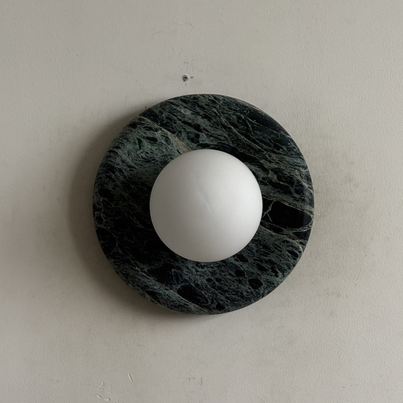 Gelso Dark Green Marble Sconce