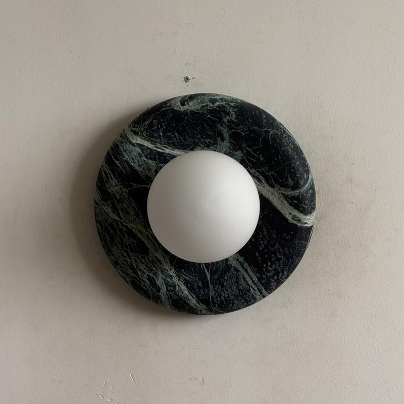 Gelso Dark Green Marble Sconce
