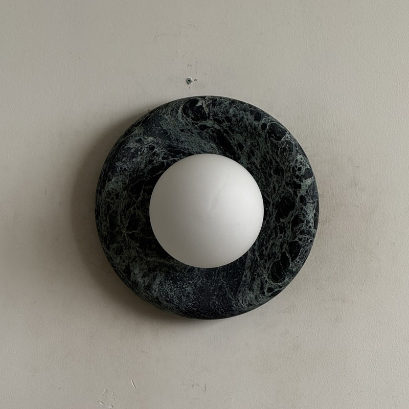 Gelso Dark Green Marble Sconce