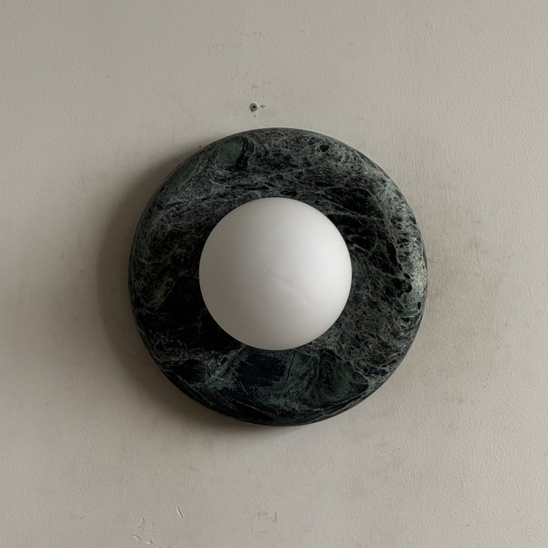 Gelso Dark Green Marble Sconce