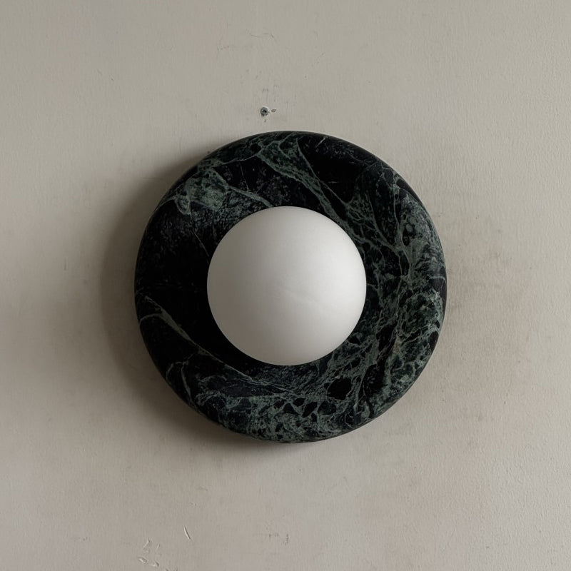 Gelso Dark Green Marble Sconce