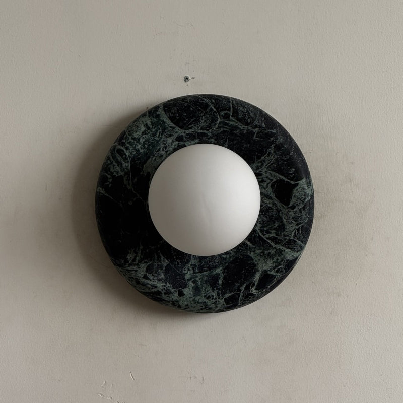 Gelso Dark Green Marble Sconce