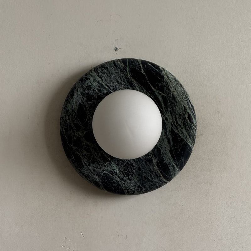Gelso Dark Green Marble Sconce