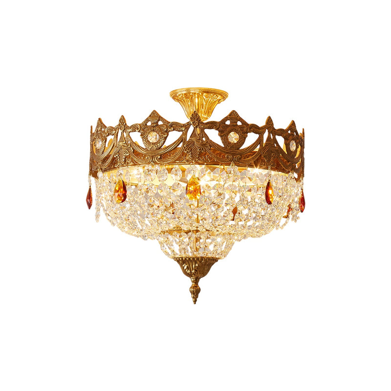 Baldo Crystal Ceiling Lamp