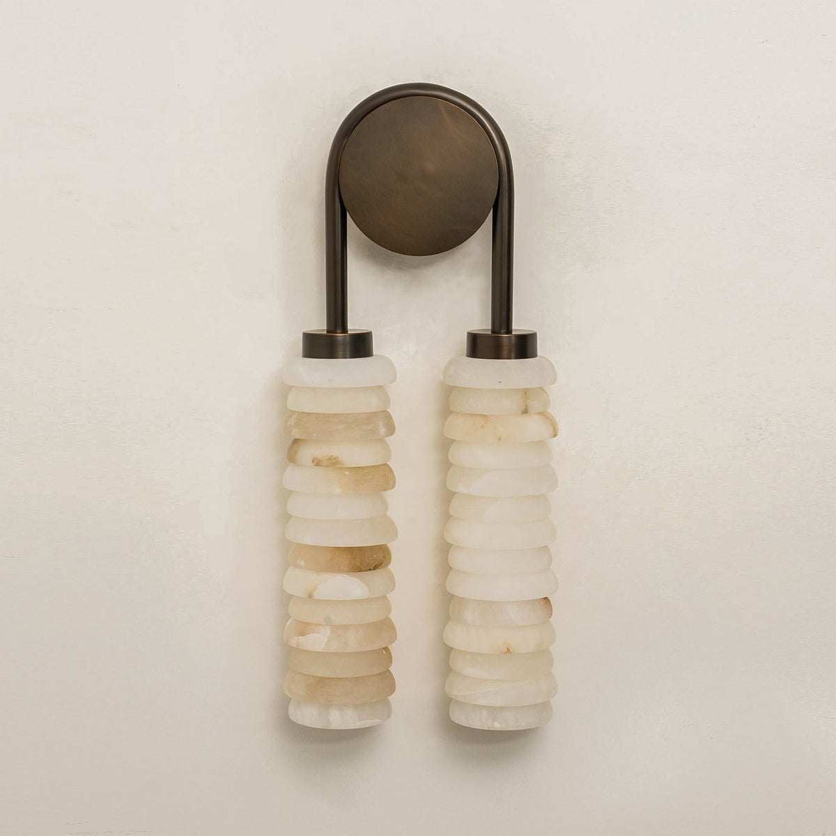 Ludovico Alabaster Double Wall Lamp
