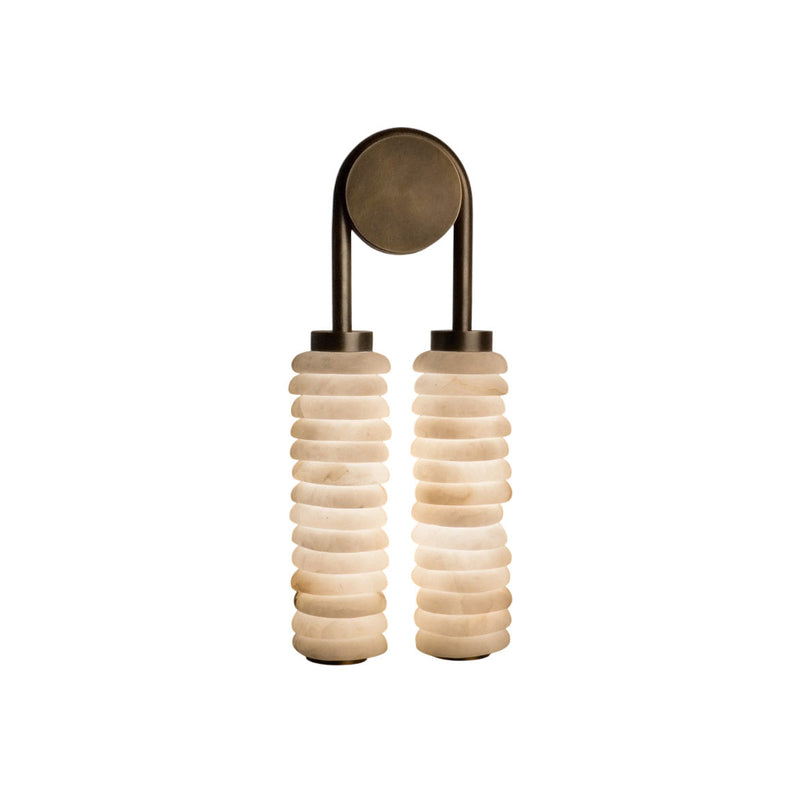 Ludovico Alabaster Double Wall Lamp