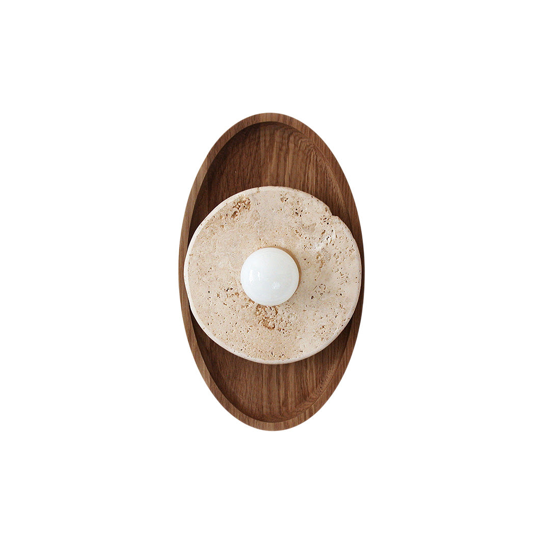 Origine Travertine Wall Sconce