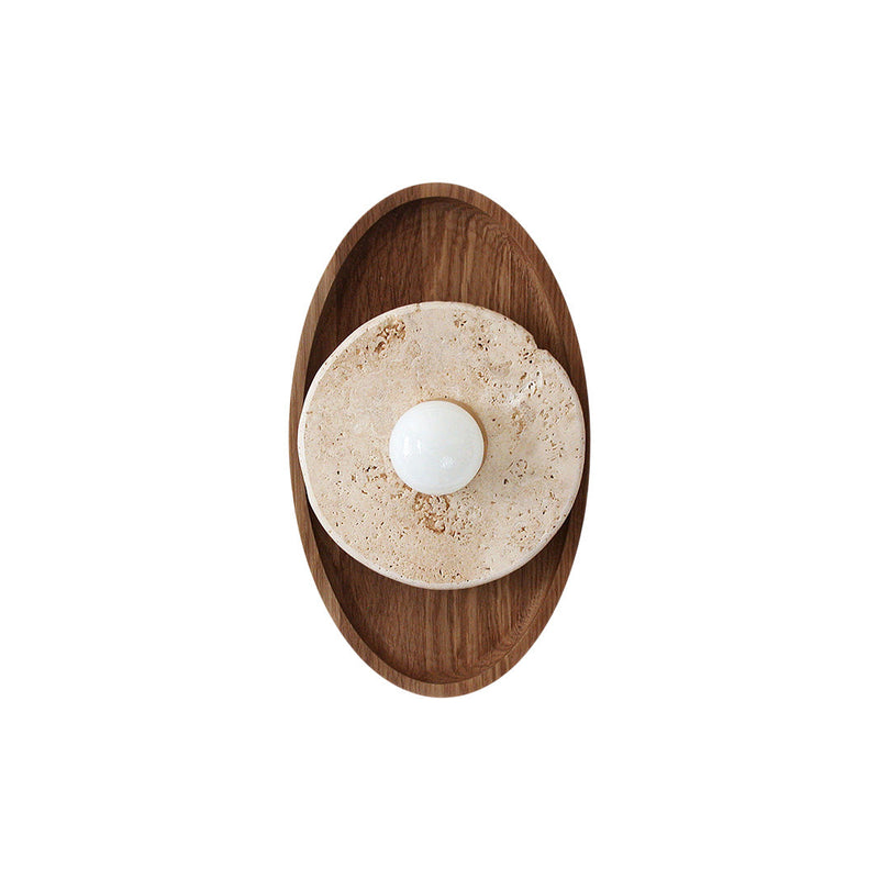 Origine Travertine Wall Sconce