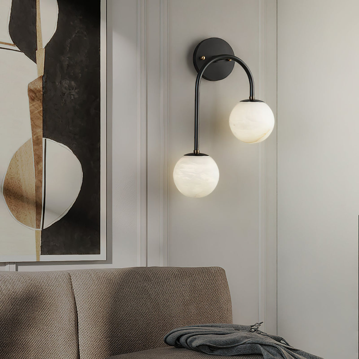Brevello Alabaster Wall Lamp