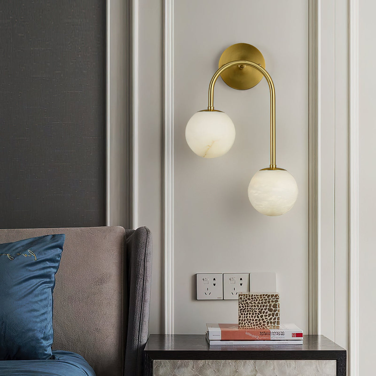 Brevello Alabaster Wall Lamp