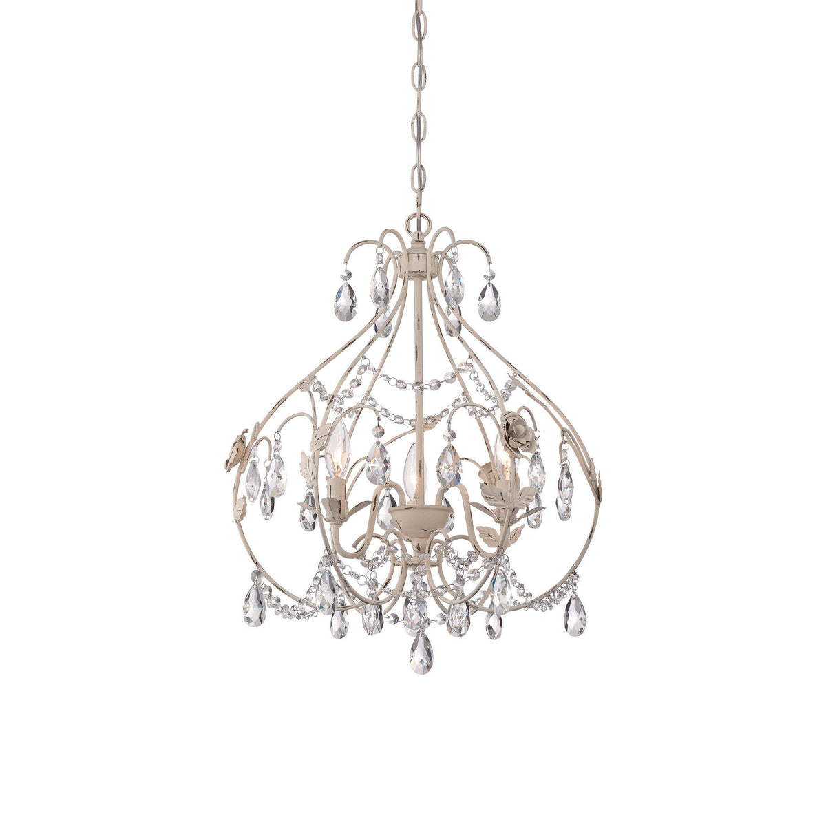 Scudone Blanc Chandelier