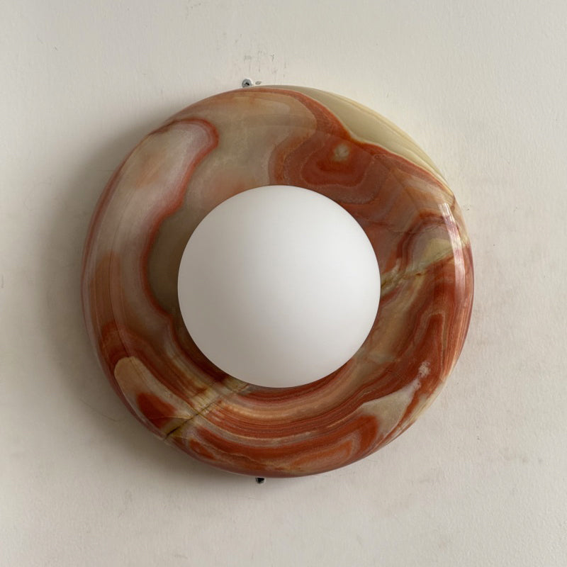 Gelso Cyan Onyx Sconce