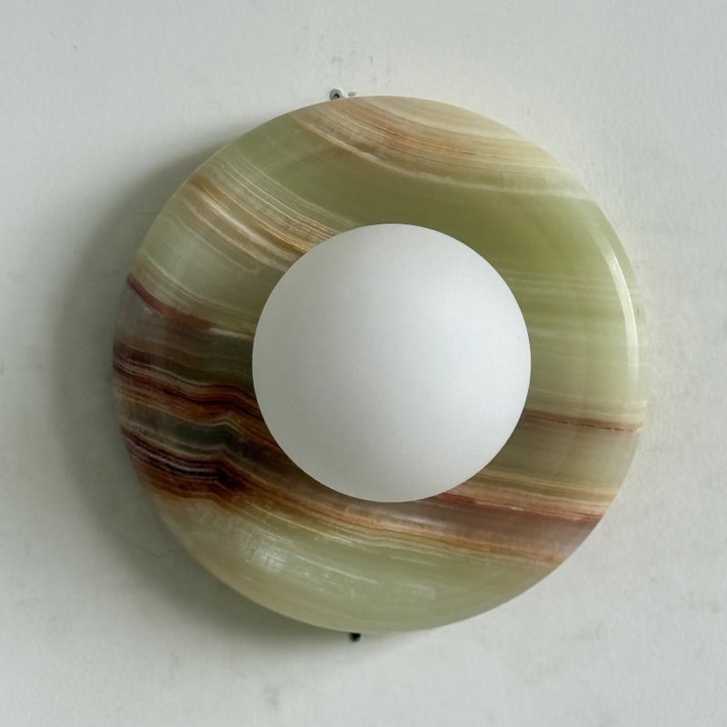 Gelso Cyan Onyx Sconce