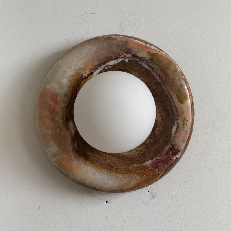 Gelso Cyan Onyx Sconce