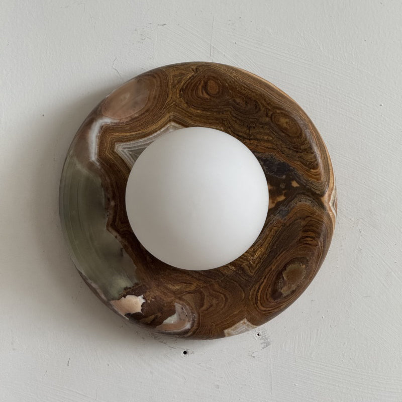 Gelso Cyan Onyx Sconce