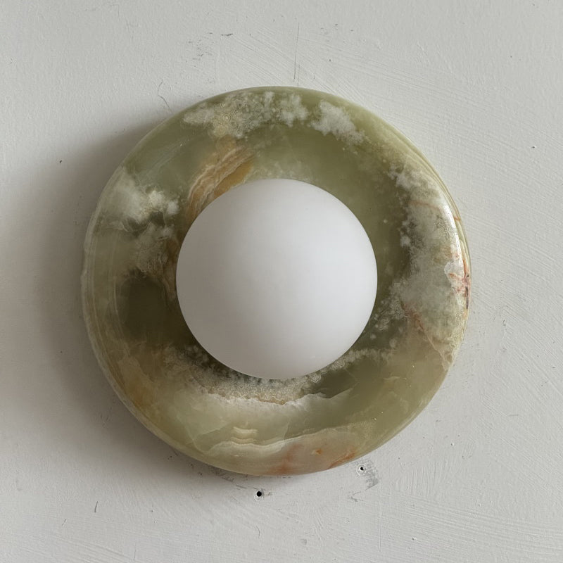 Gelso Cyan Onyx Sconce