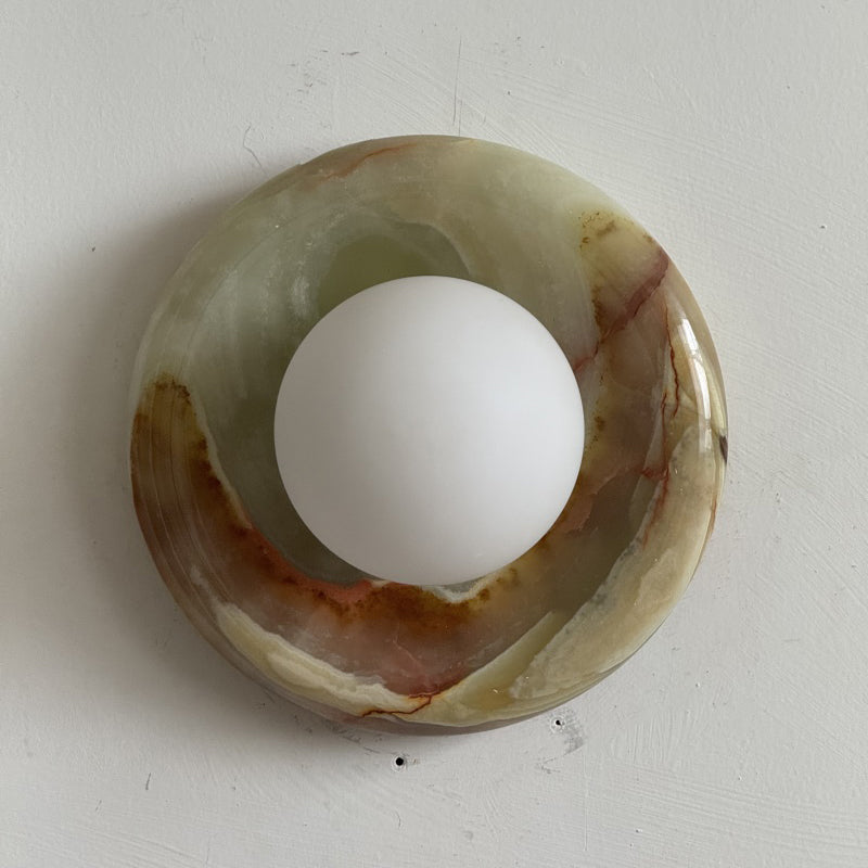 Gelso Cyan Onyx Sconce