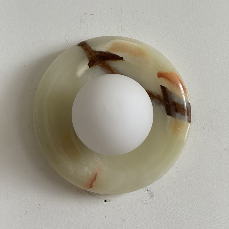 Gelso Cyan Onyx Sconce
