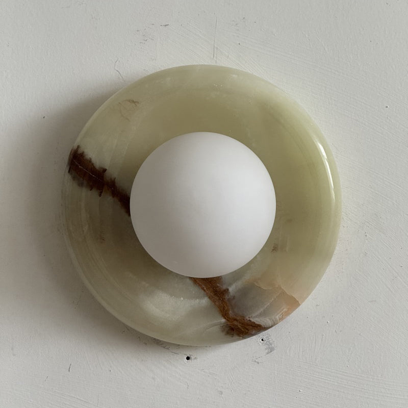 Gelso Cyan Onyx Sconce