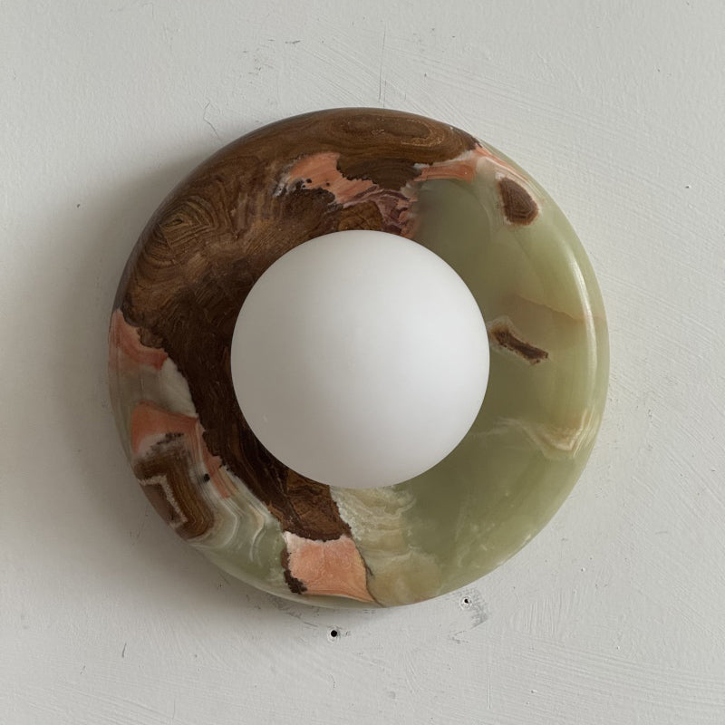 Gelso Cyan Onyx Sconce
