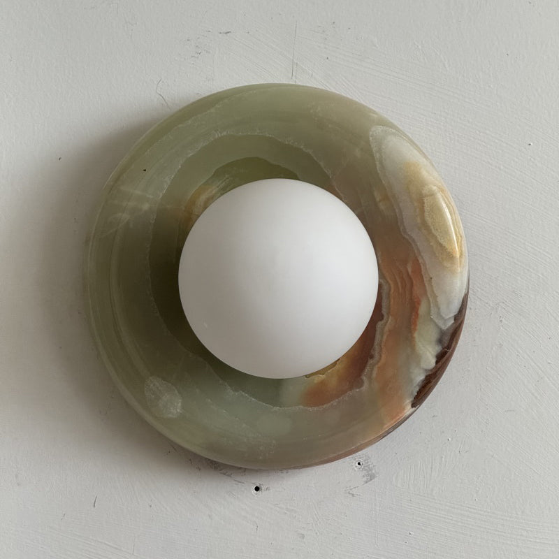 Gelso Cyan Onyx Sconce