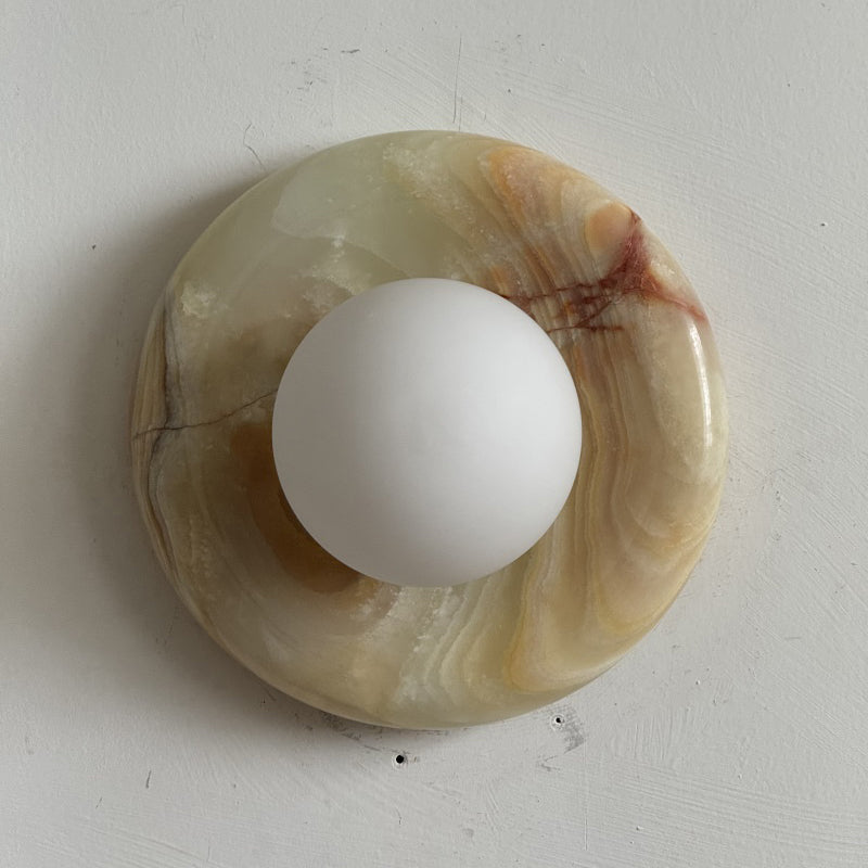 Gelso Cyan Onyx Sconce