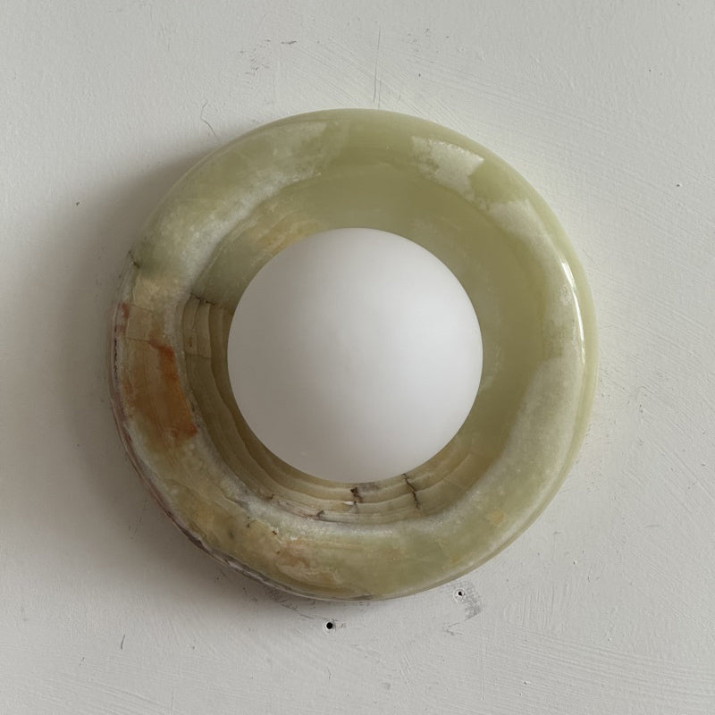 Gelso Cyan Onyx Sconce