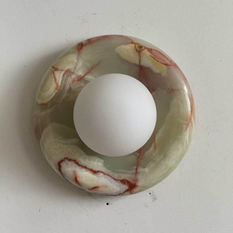 Gelso Cyan Onyx Sconce