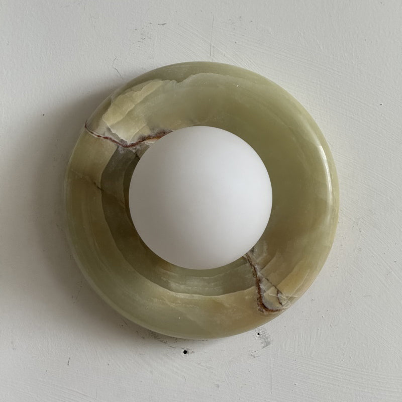 Gelso Cyan Onyx Sconce