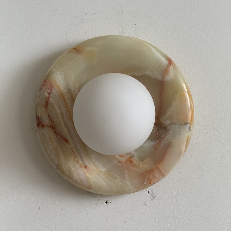 Gelso Cyan Onyx Sconce
