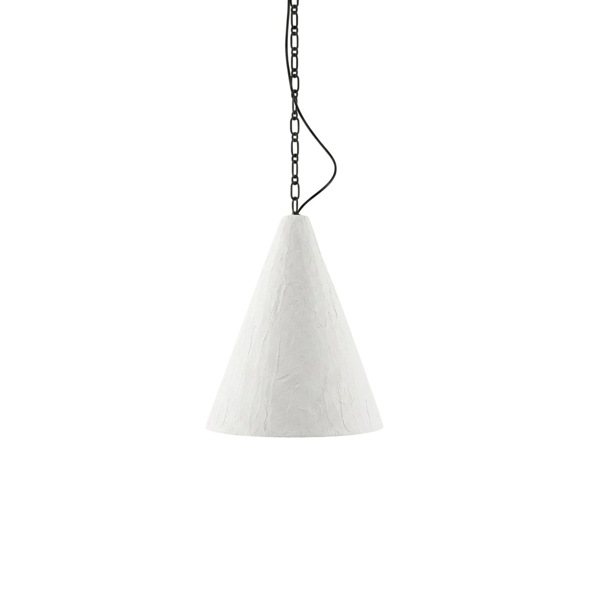 Rovrora White Plaster Pendant Lamp