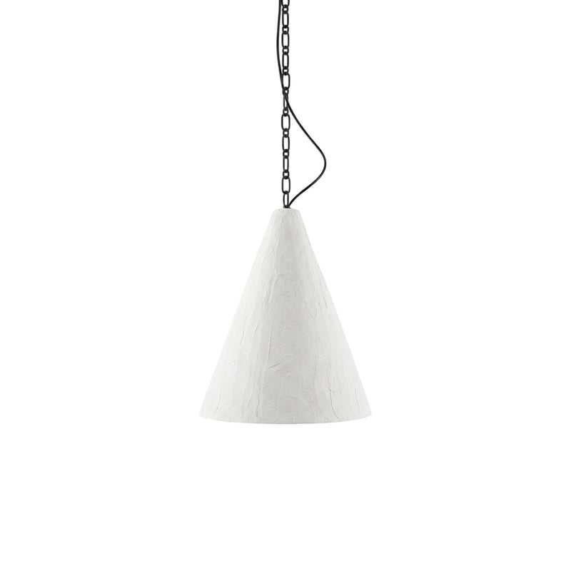 Rovrora White Plaster Pendant Lamp