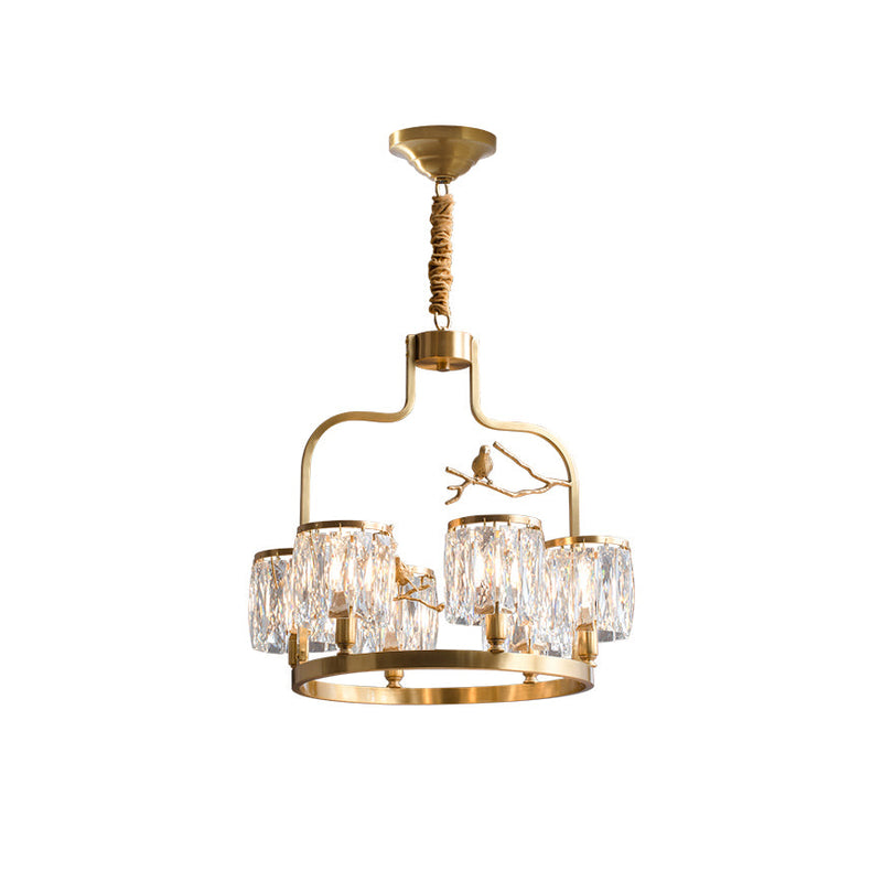 Navetta Crystal Bird Chandelier