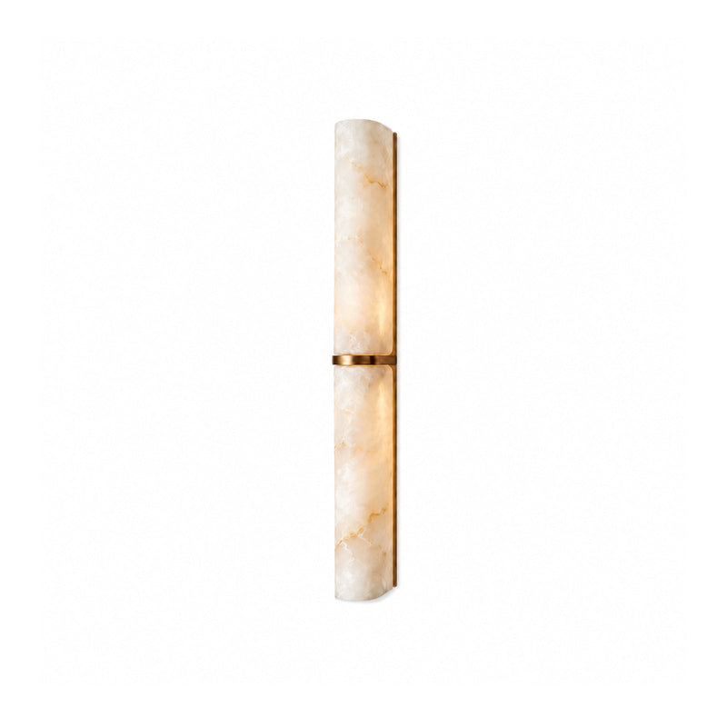 Cimino Alabaster Arched Tube Wall Sconce