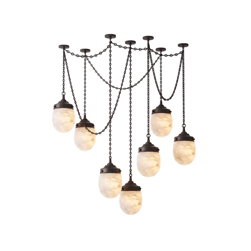 Tosca Alabaster Chain Chandelier