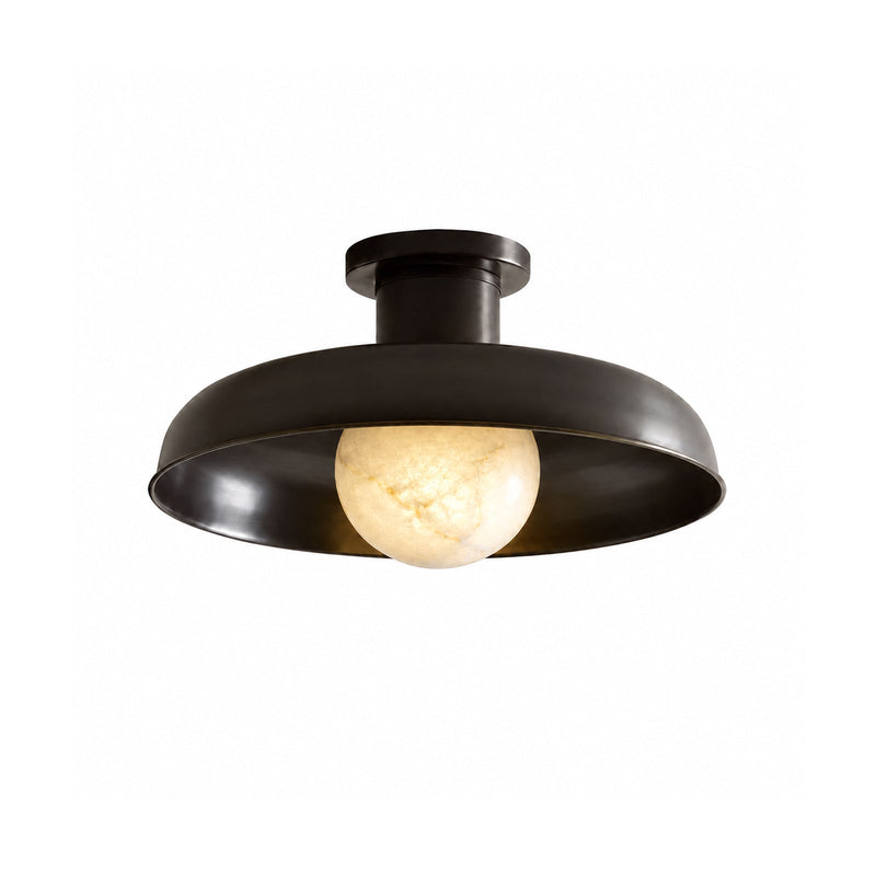 Barca Alabaster Semi-Flush Mount