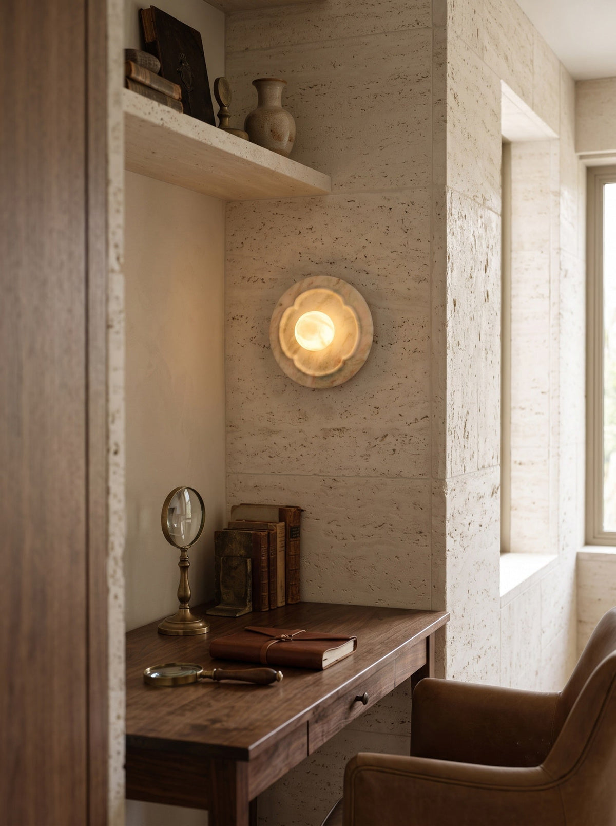 Argento Marble Wall Sconce