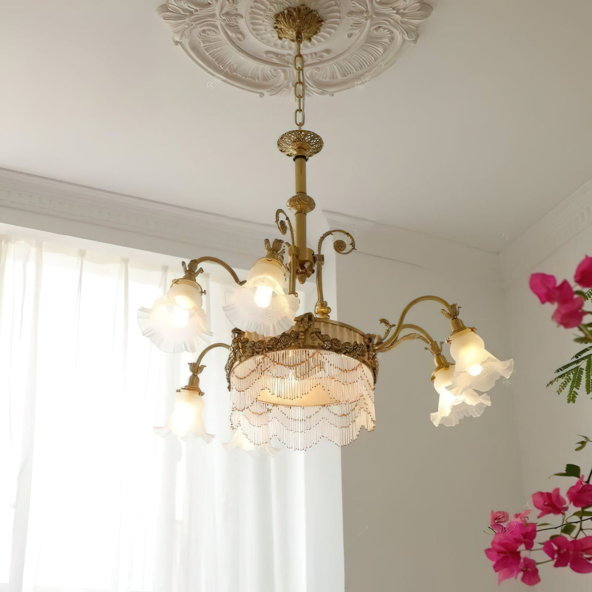 Arena Fringed Chandelier