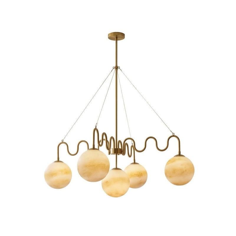 Anselmo Glass Balanced Chandelier